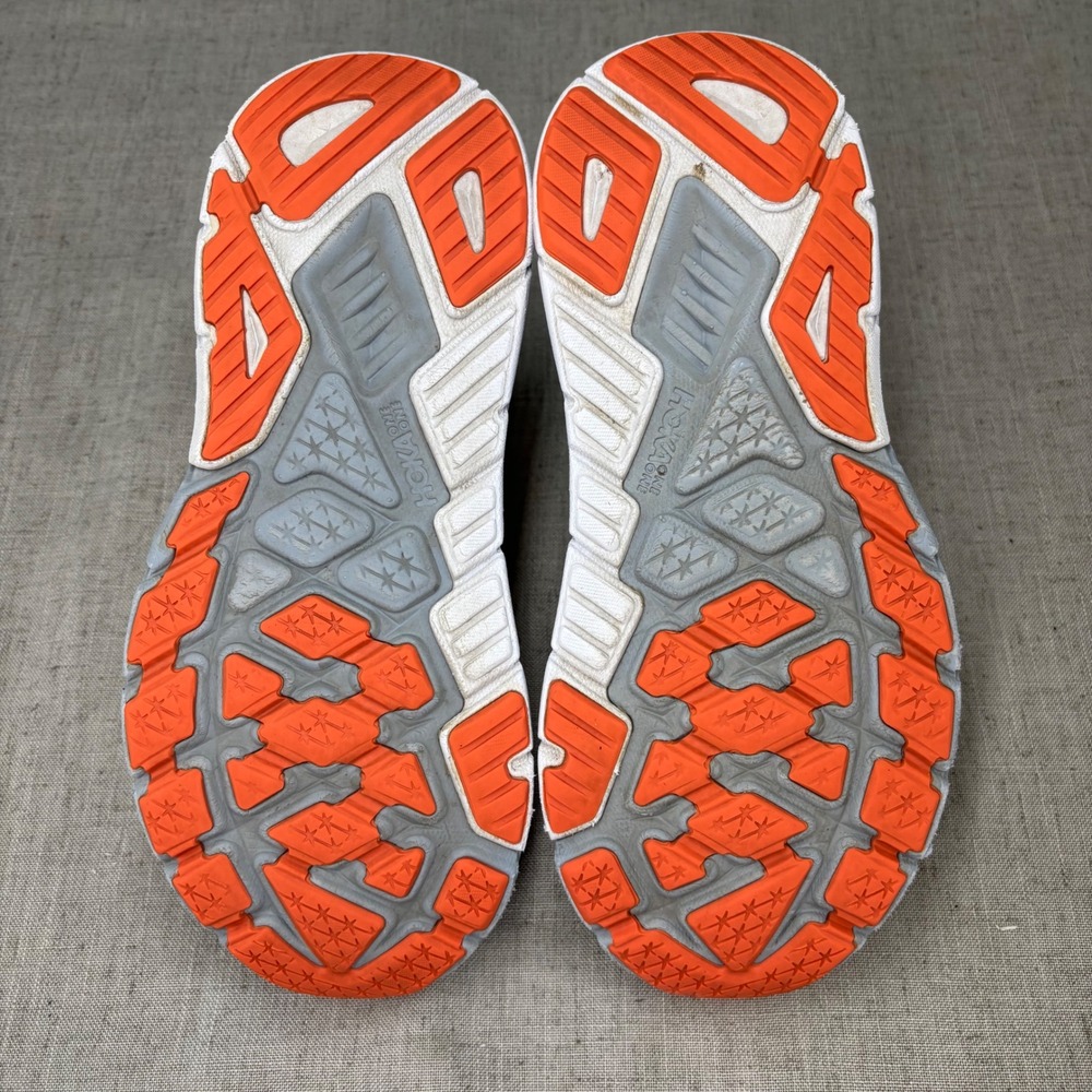 Hoka Arahi 6 Running Shoes Harbor Mist Celery Grey Orange Stability Women's 7.5 - Picture 9 of 12